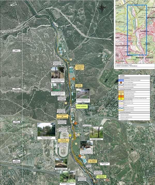 Plano de actuaciones del proyecto (Haga clic para ampliar)