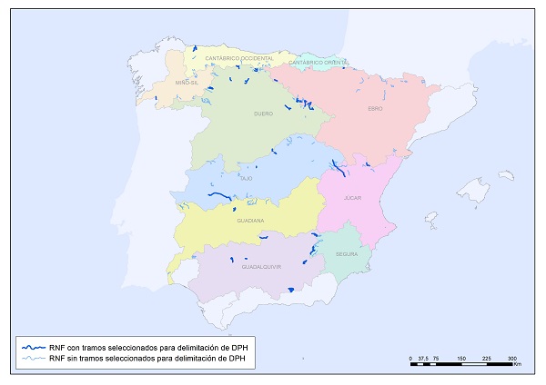 Delimitación del dominio público hidráulico y zonas inundables