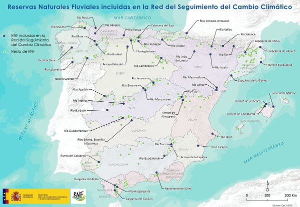 RNF seleccionadas para el seguimiento del cambio climático (Haga clic para ampliar)