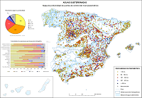 Profundidad de obra, en metros, de los piezómetros de la red de seguimiento cuantitativo (Haga clic en la imagen para ampliar)