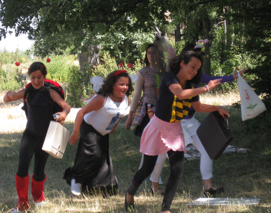 bailarines de la escuela de danza