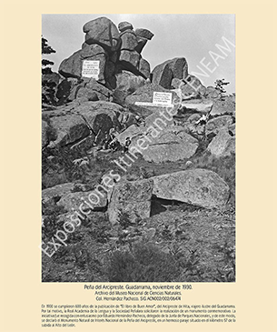  Peña del Arcipreste. Guadarrama, noviembre de 1930.
Archivo del Museo Nacional de Ciencias Naturales. CSIC
Col. Hernández Pacheco. SIG ACN002/002/06474