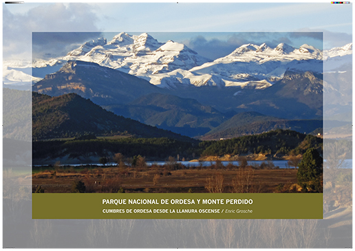 Ordesa y Monte Perdido. Cumbres de Ordesa desde la llanura oscense / Enric Grosche