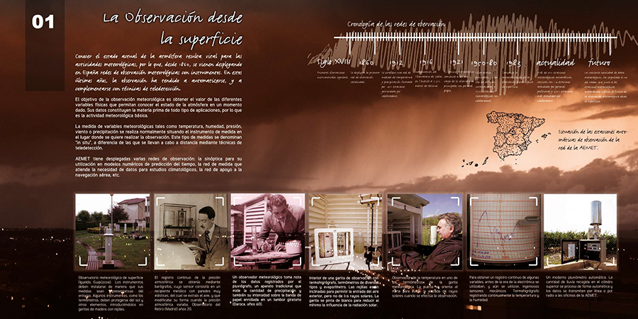 Panel 1- En el mundo de le meteorología, la observación de las variables en la superficie es vital.