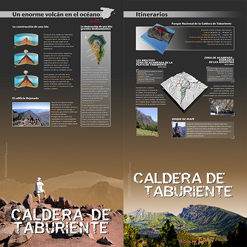 Panel 5. La geología de los parques nacionales: Caldera de Taburiente