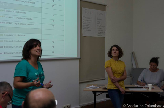 Presentación Huerto del Retiro, Nuria Taibo y Diana Pérez