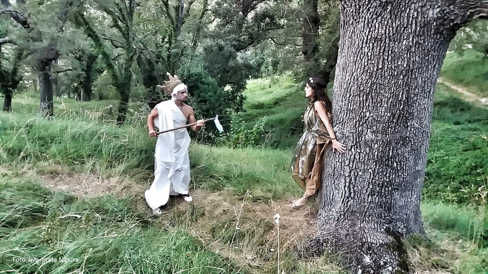 Visita teatralizada "Los dominios de Neptuno", en Benassal.	Interpreta Natura