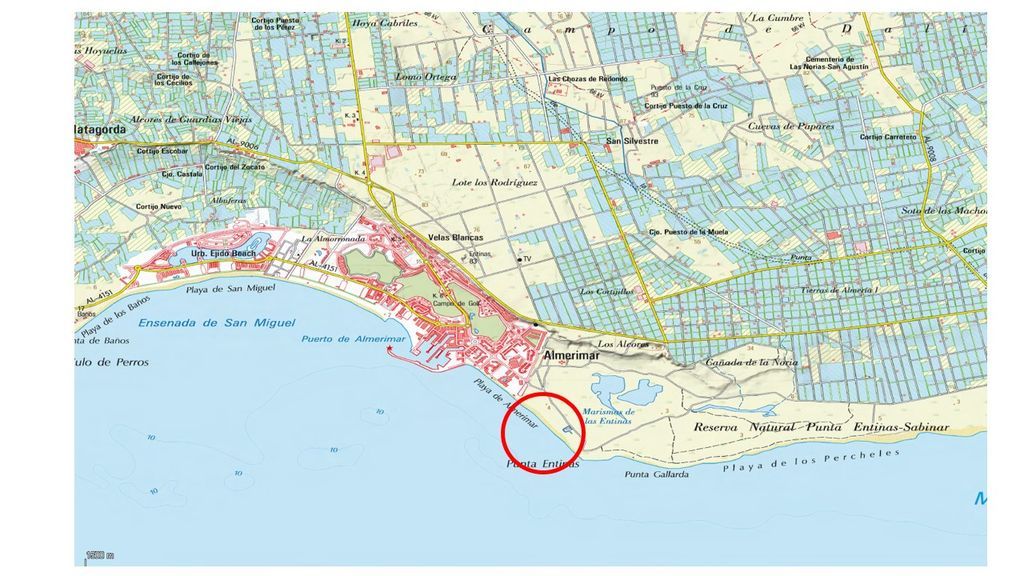 Plano de situación Almerimar