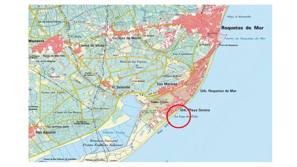 Plano de situación Laja del Palo