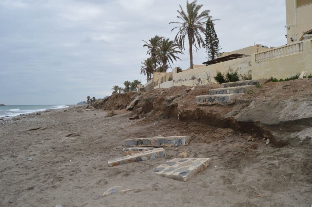 Playa de El Lancón (Antes de las obras)