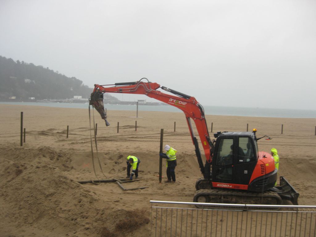 Durante las obras