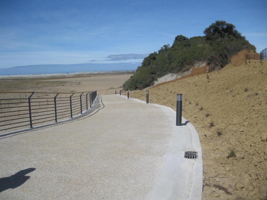 Recuperación ambiental de la playa de Santiago. Después de las obras.