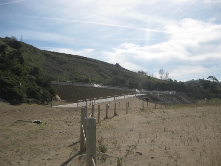 Recuperación ambiental de la playa de Santiago. Después de las obras.