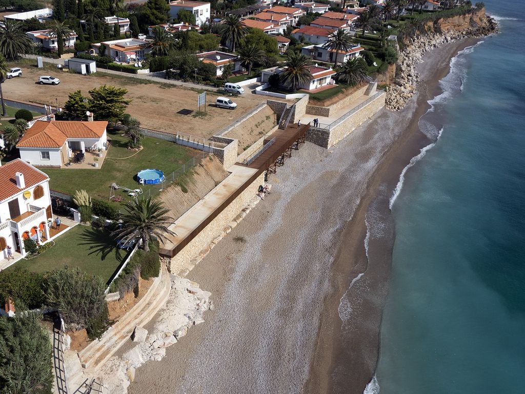 Mantenimiento de la costa. Benicarló (Después de las obras)