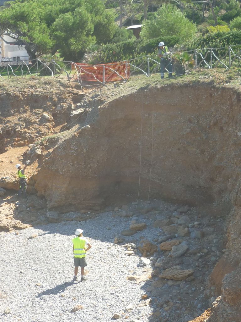 Cala Deia - (Durante las obras)