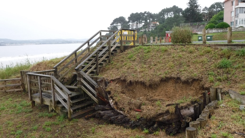 Mantenimiento y conservación IV. Trabajos en playa de Ber, Pontedeume (Antes de las obras)