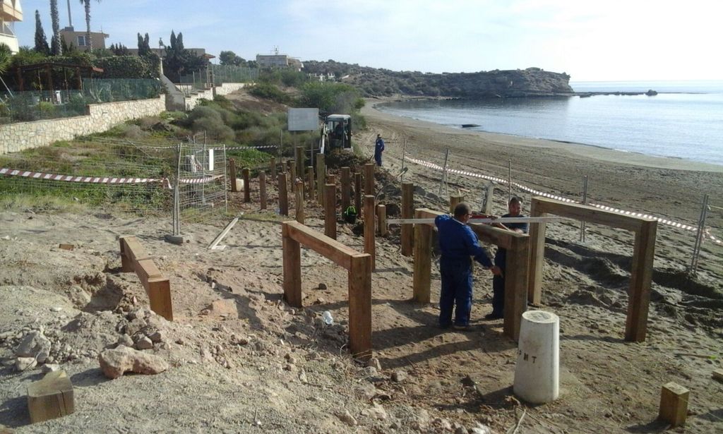 Durante las obras