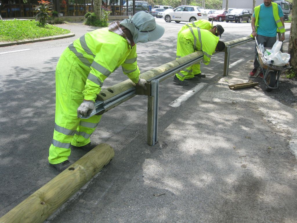 Durante las obras