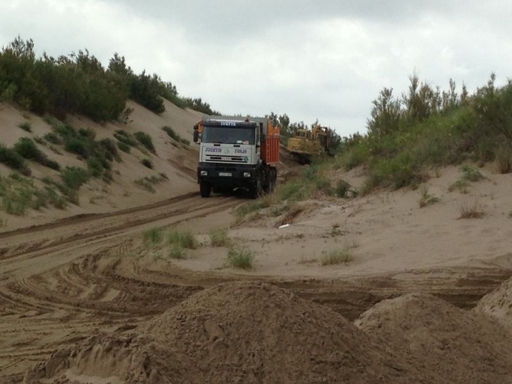 REPERFILADO PLAYA RIOMAR (DELTEBRE) (Durante las obras)