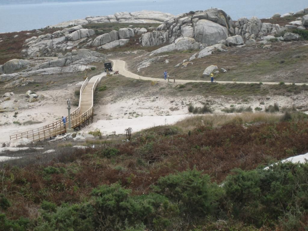 Accesos peatonales a la isla