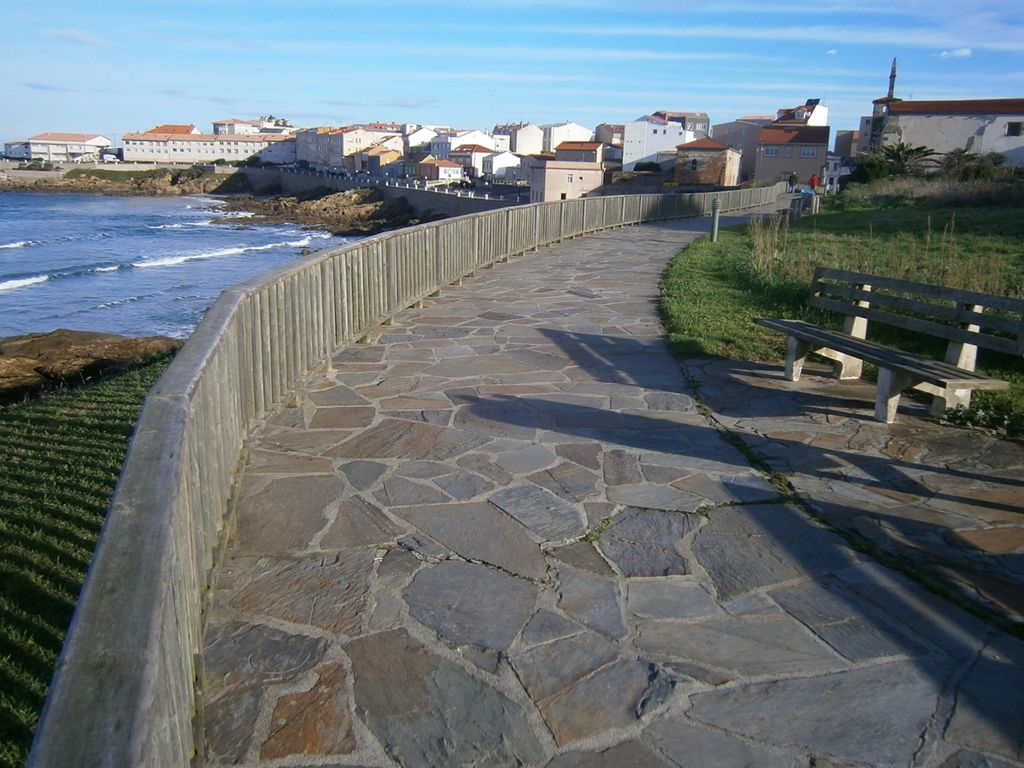 Paseo senda marítima Caión (A Laracha). Senda peatonal 2ª fase.
