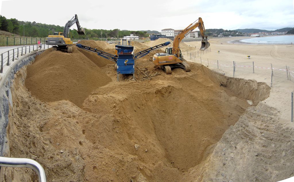 Durante las obras