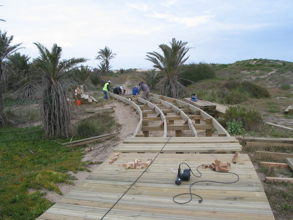 Durante las obras