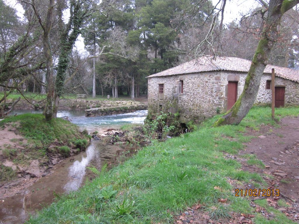 Senda en el río Tamuxe (T.M. de O Rosal): Antes de las obras