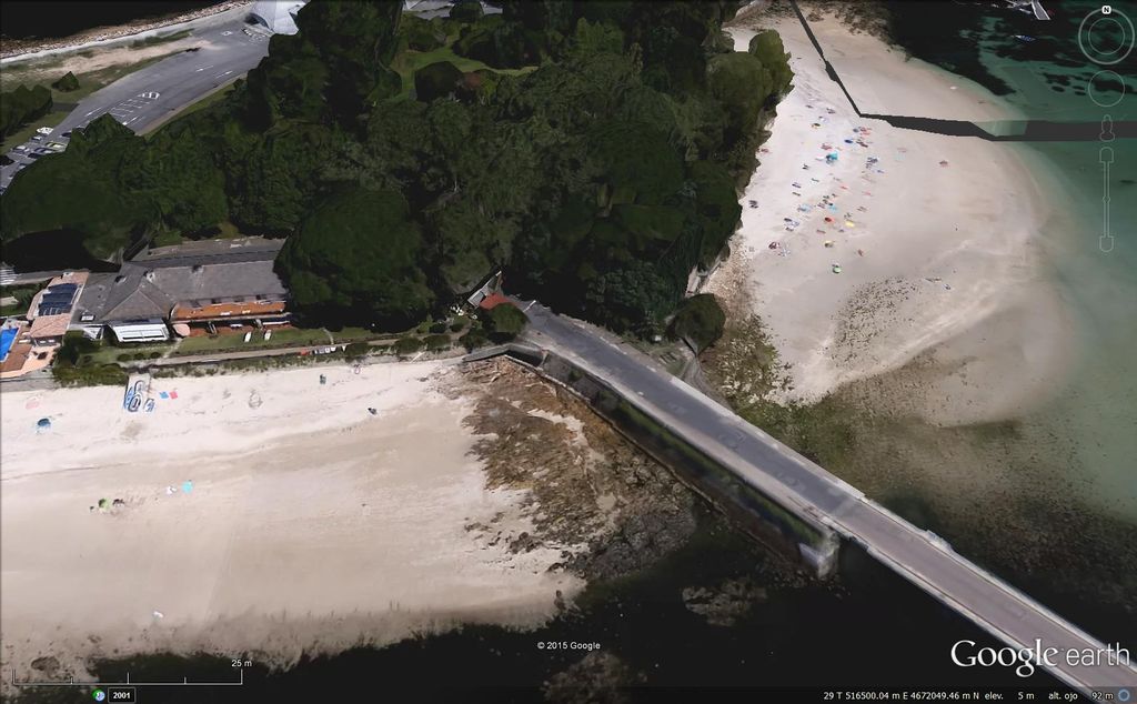 Rehabilitación de escaleras de acceso a las playas de Toralla y demolición de caseta (T.M. de Vigo). Antes de las obras