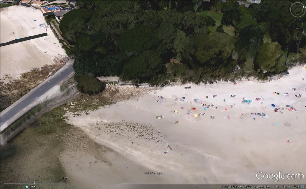 Rehabilitación de escaleras de acceso a las playas de Toralla y demolición de caseta (T.M. de Vigo). Antes de las obras