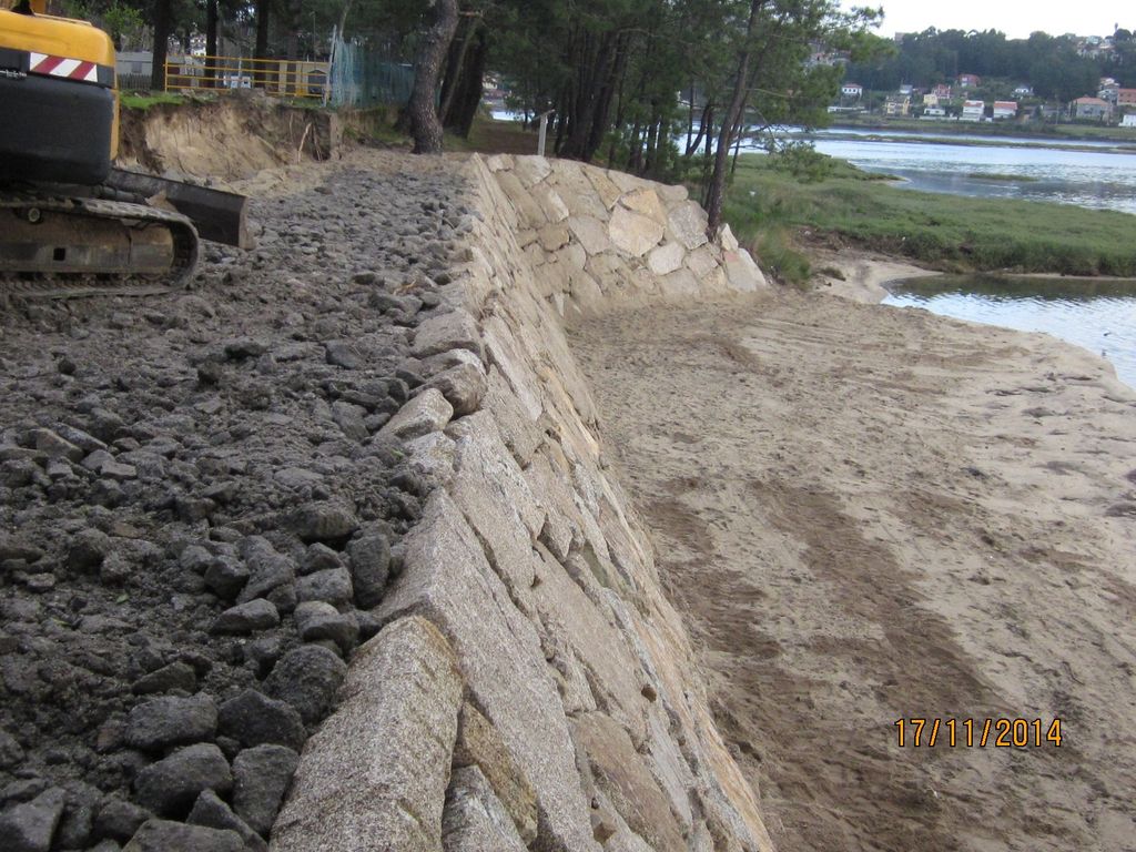 Camping de Baiona (T.M. de Baiona). Después de las obras