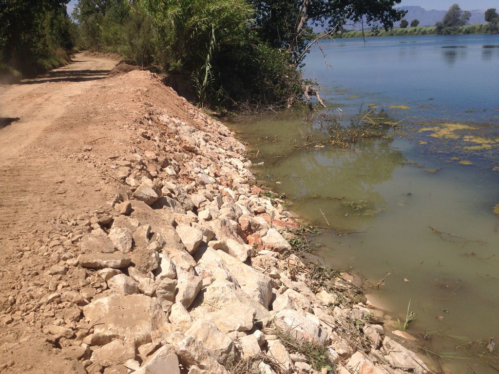 Reposición margen derecha del río Ebro, en Sant Jaume d’Enveja (Después de las obras)