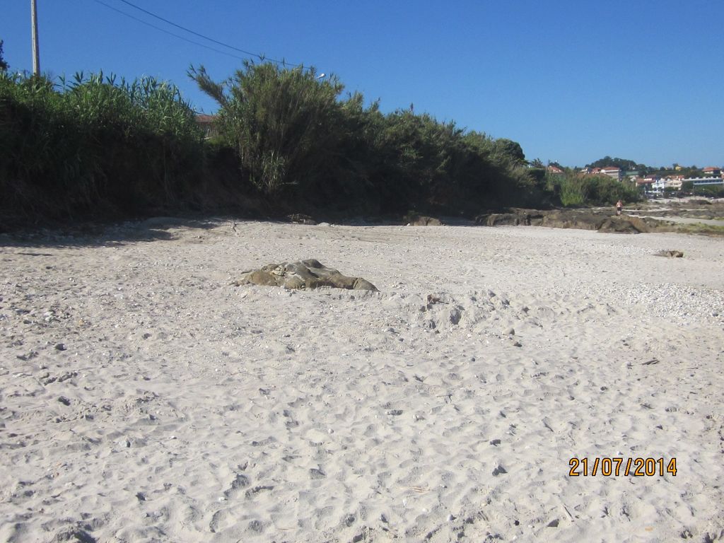 Playa de As Canas (T.M. de Nigrán). Después de las obras