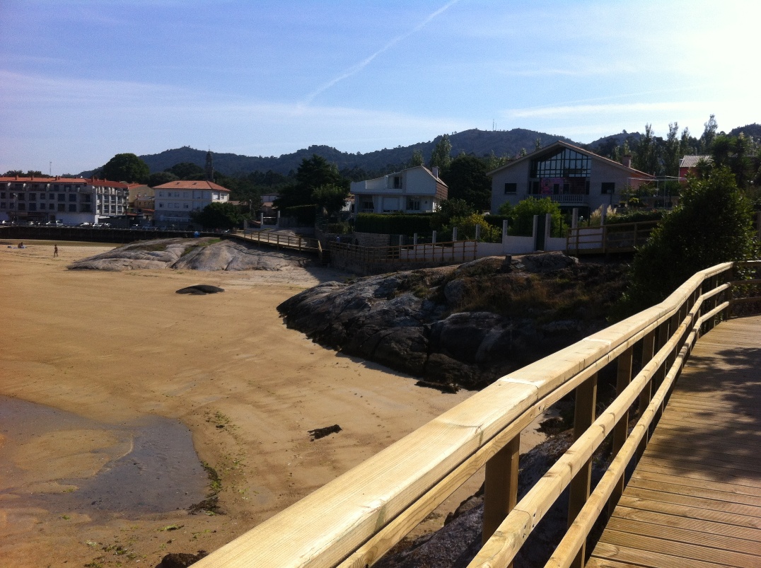 Senda de conexión entre Vilariño y Aldán (T.M. de Cangas). Después de las obras