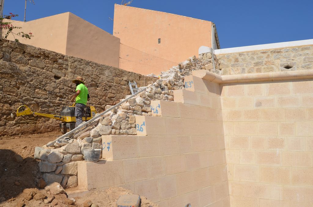 Durante las obras