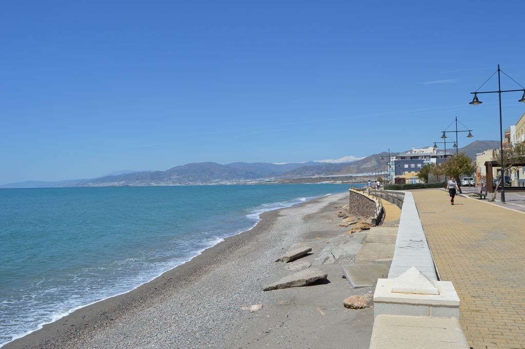 Playa de Balerma (Antes de las obras)