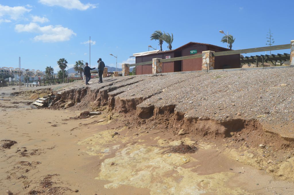 Playa de Mar Serena-San Juan de los Terreros (Antes de las obras)