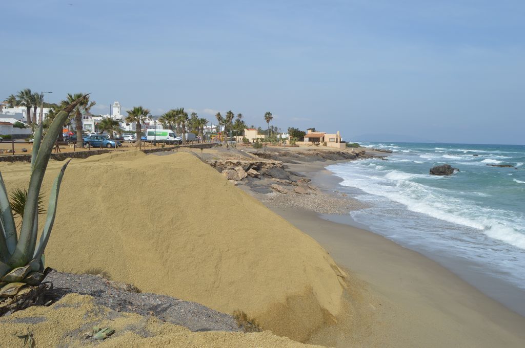 Playas de Mojácar (Durante las obras)