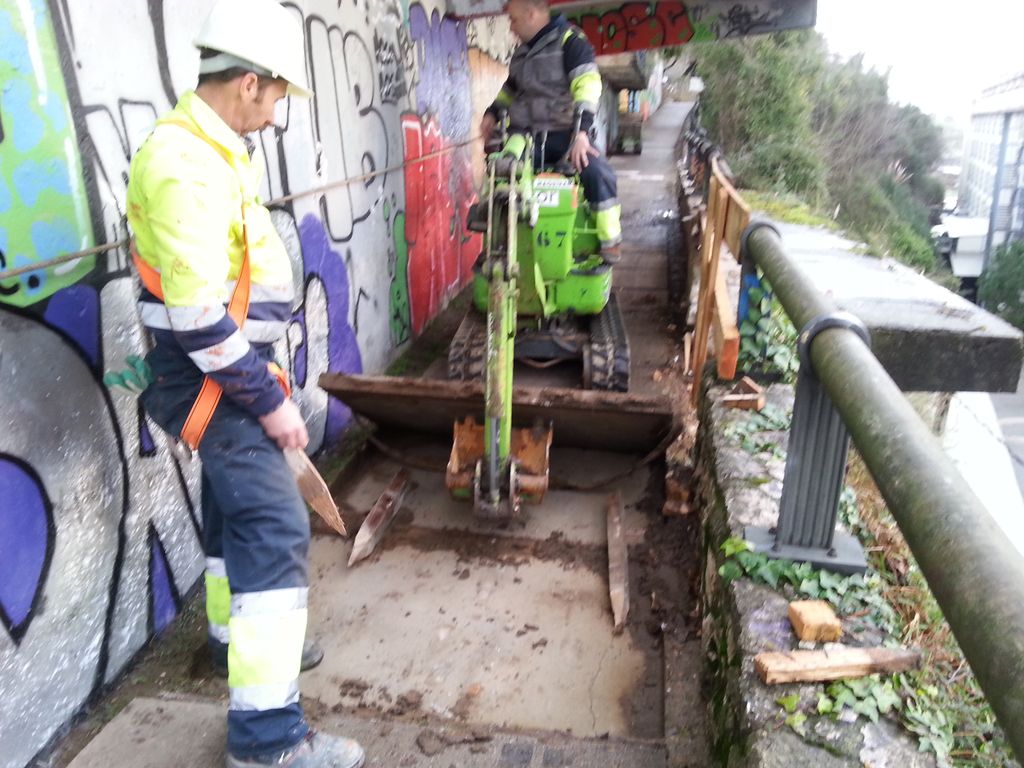 Durante las obras