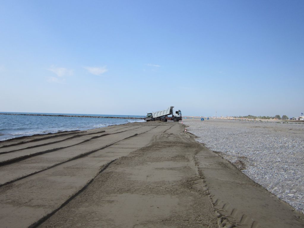 Conservación y mantenimiento de la costa de Castellón. Burriana - Durante de las obras