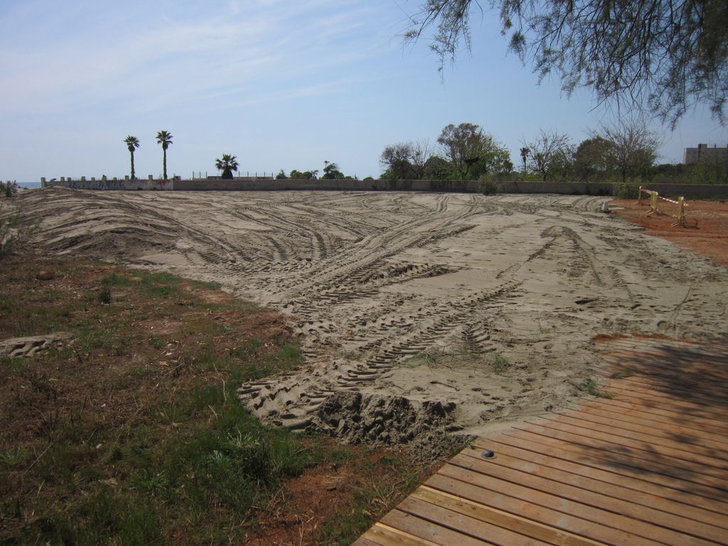 Mantenimiento y conservación de la costa de Castellón (Cabanes) - Durante de las obras