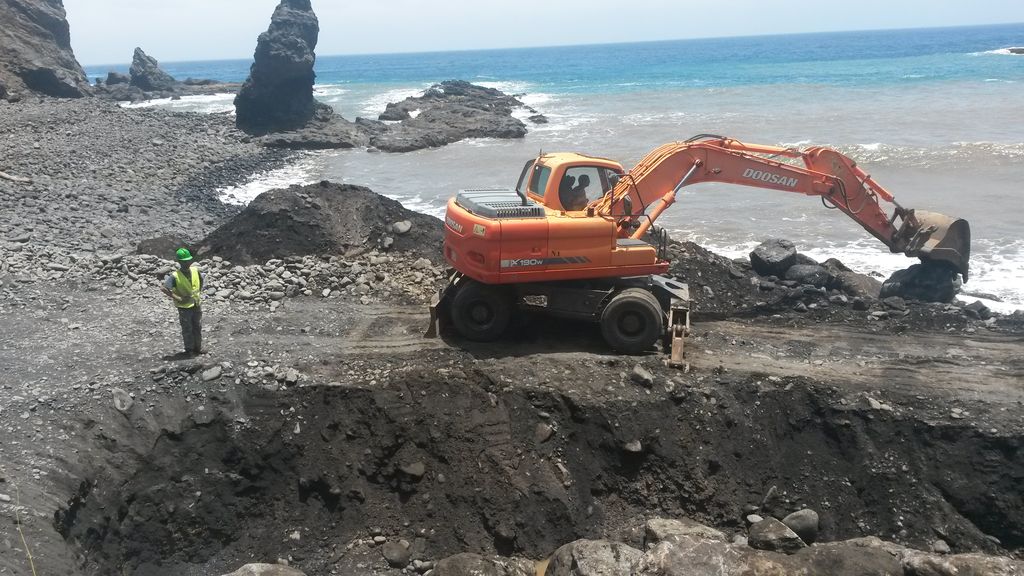 Durante las obras