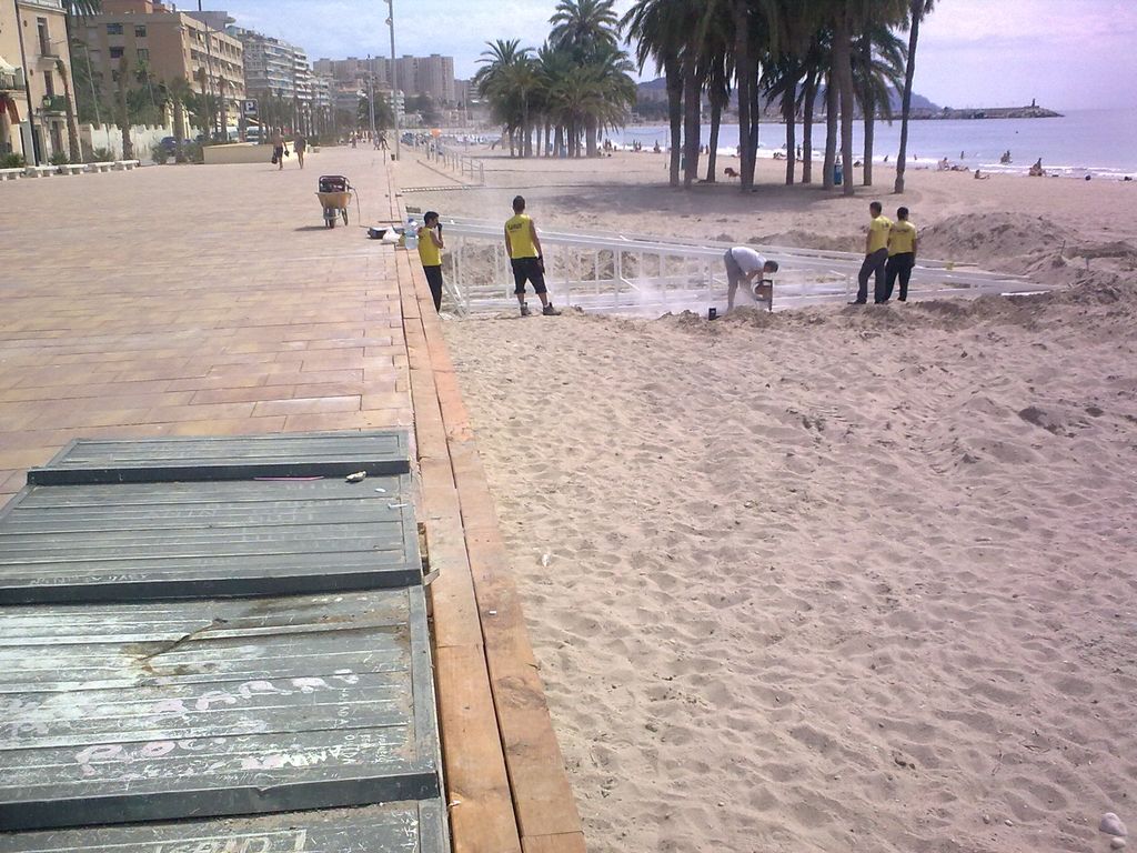 Durante las obras