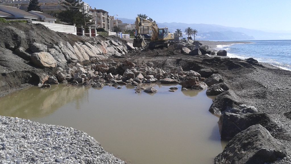 Durante las obras de El Sotillo