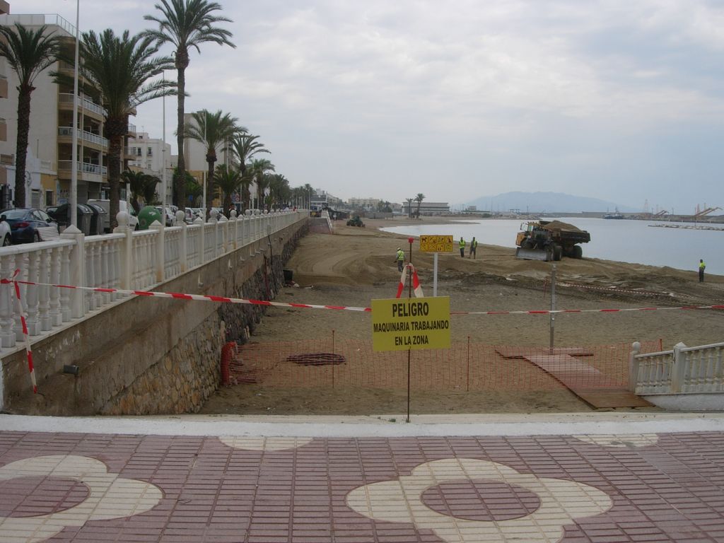 Garrucha (Durante las obras)