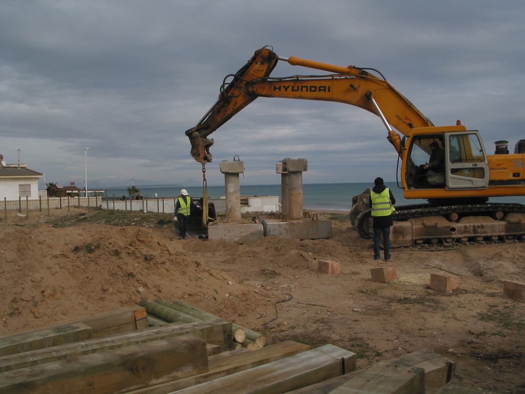 Durante las obras