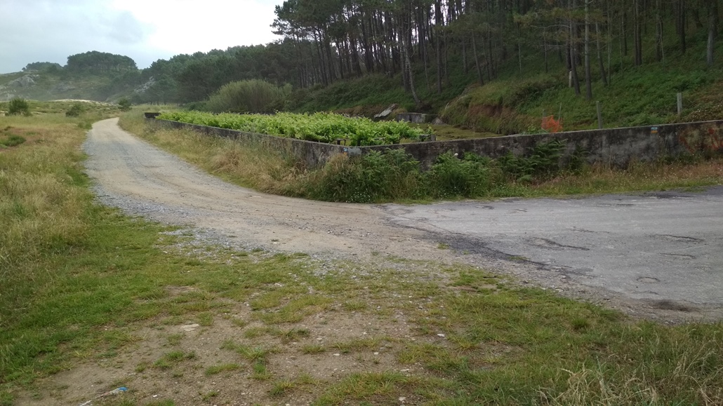 Mantenimiento y conservación IV. Delimitación de accesos playas Porto do Son (Antes de las obras)