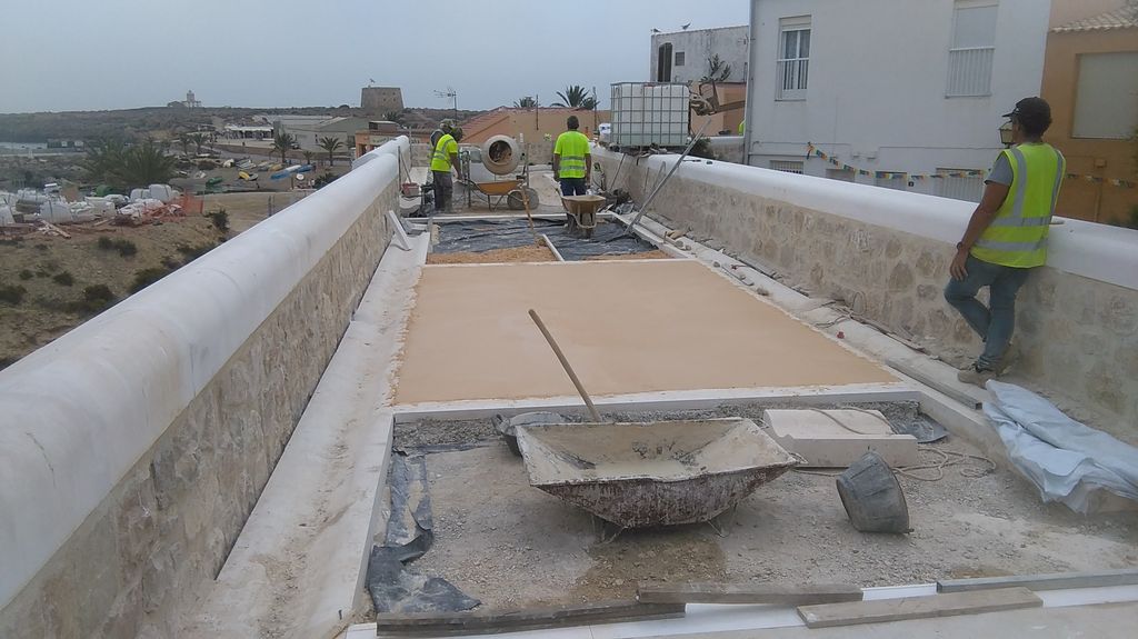 Durante las obras