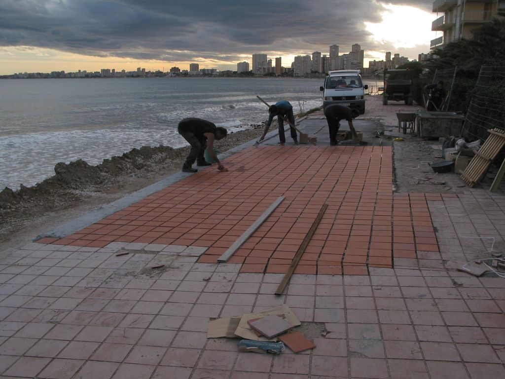 Durante las obras