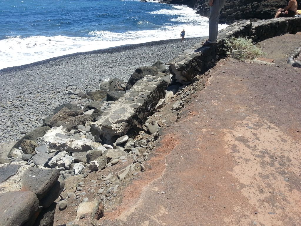 La Gomera - La Caleta. Antes de las obras